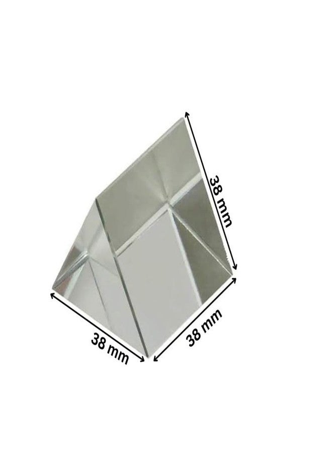 ESPTRONICS Glass Prism & Slab and Laser Light Experiment Kit - Optical Physics Set for Light Refraction, Spectrum Science Projects - Image 3